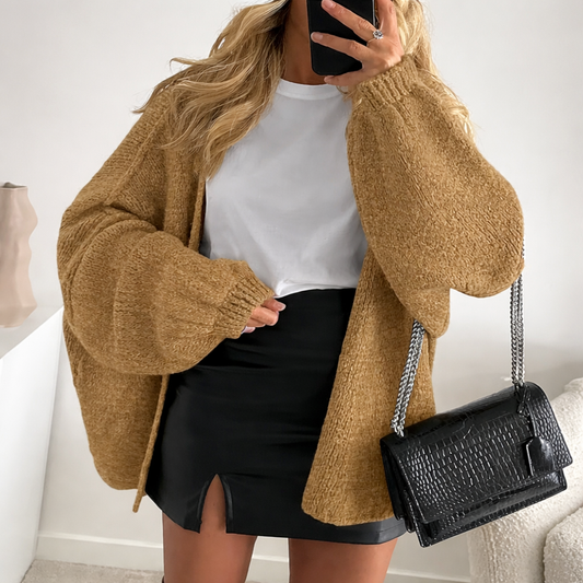 Women's Oversize Cardigan Sweater Long Long Sleeve