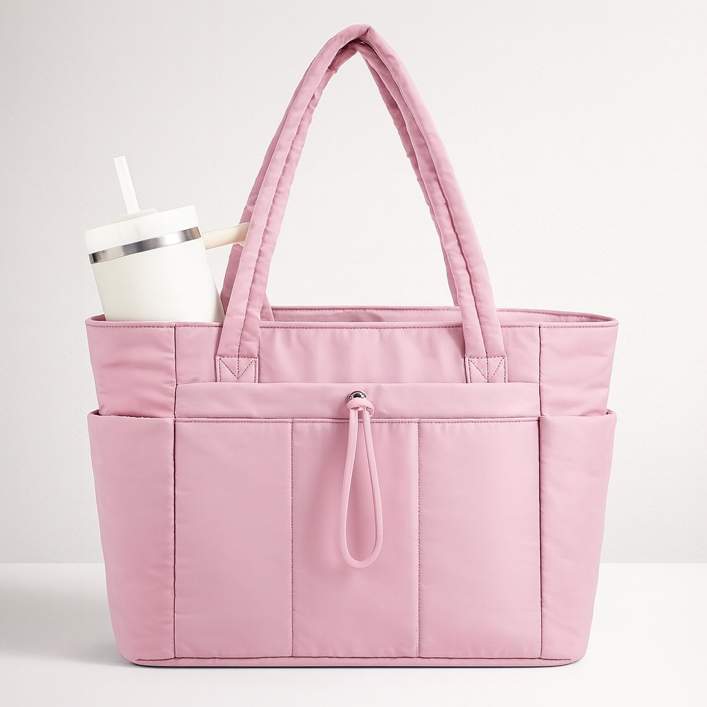 Damen Shopper Schultertasche Große Handtasche Reißverschluss