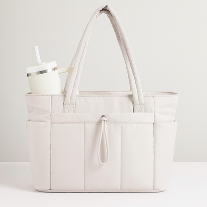 Damen Shopper Schultertasche Große Handtasche Reißverschluss