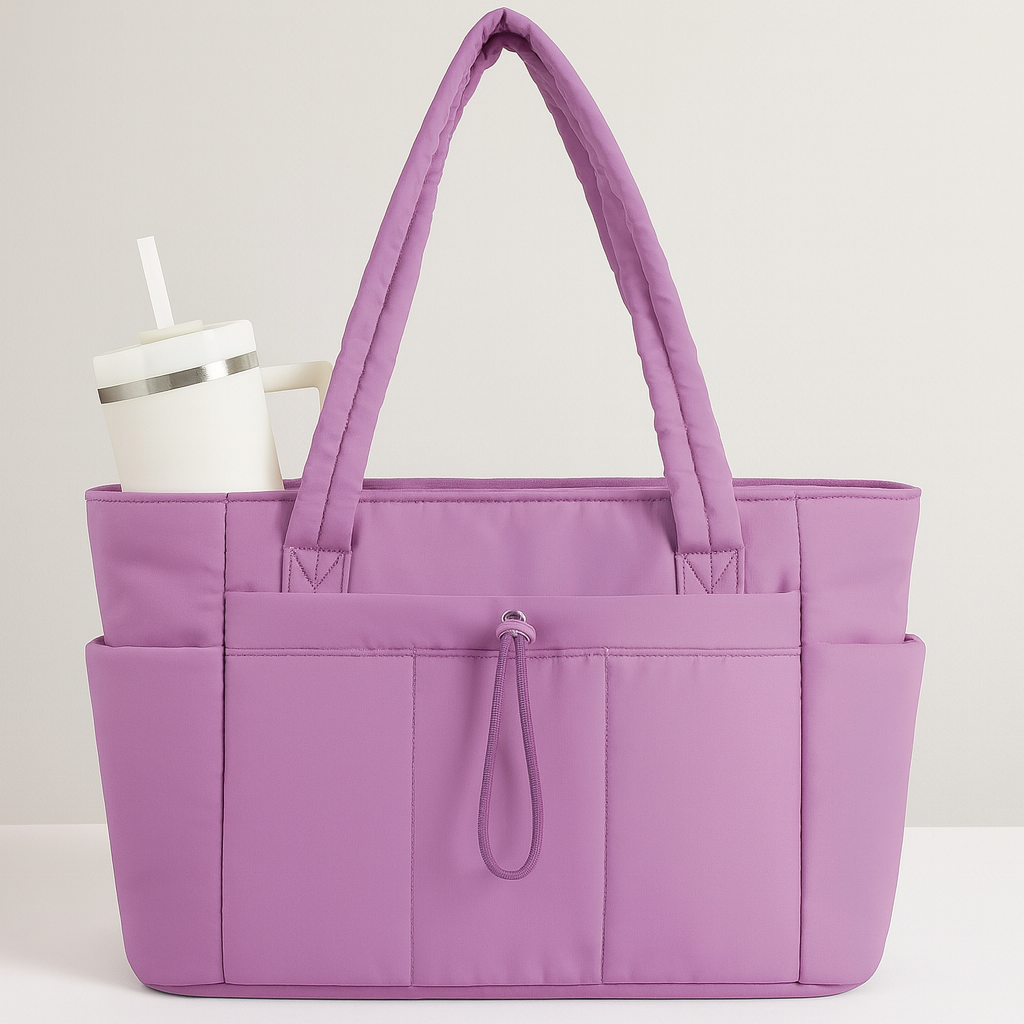 Damen Shopper Schultertasche Große Handtasche Reißverschluss