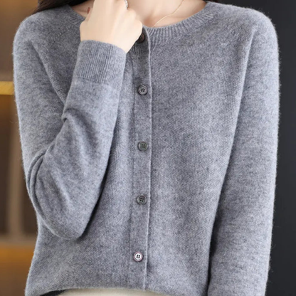 Damen Strick Oversize Cardigan Lang Warm Strickjacke