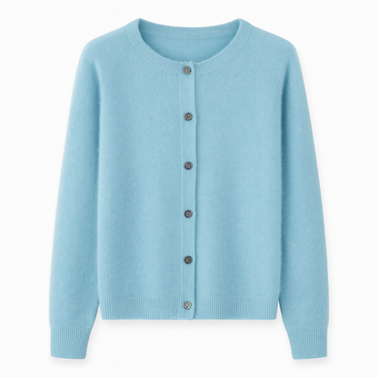 Damen Strick Oversize Cardigan Lang Warm Strickjacke