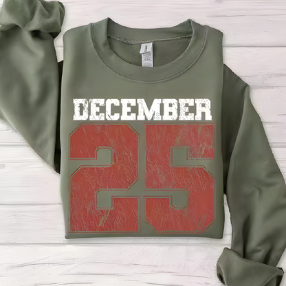 Damen Weihnacht Sweatshirt Pullover Warm Bedrucken