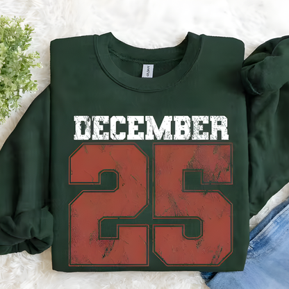 Damen Weihnacht Sweatshirt Pullover Warm Bedrucken