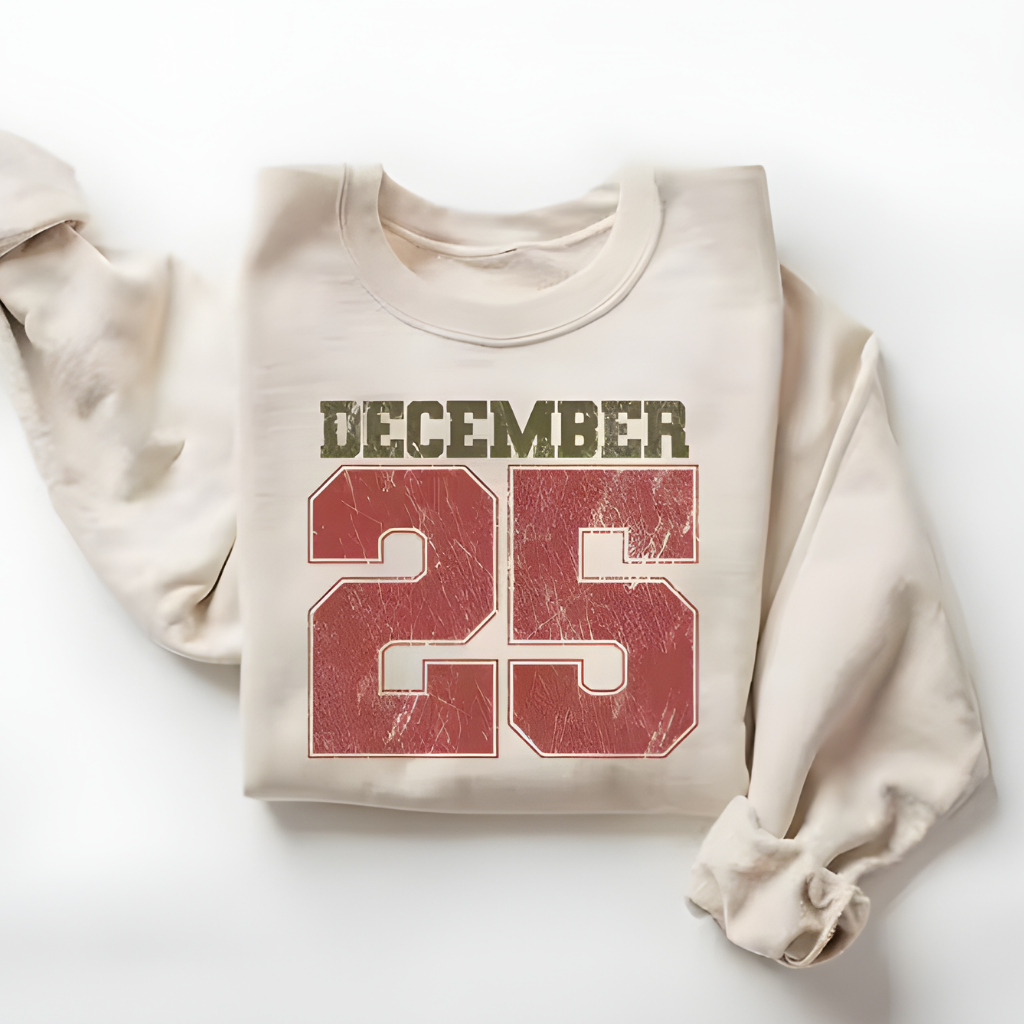 Damen Weihnacht Sweatshirt Pullover Warm Bedrucken