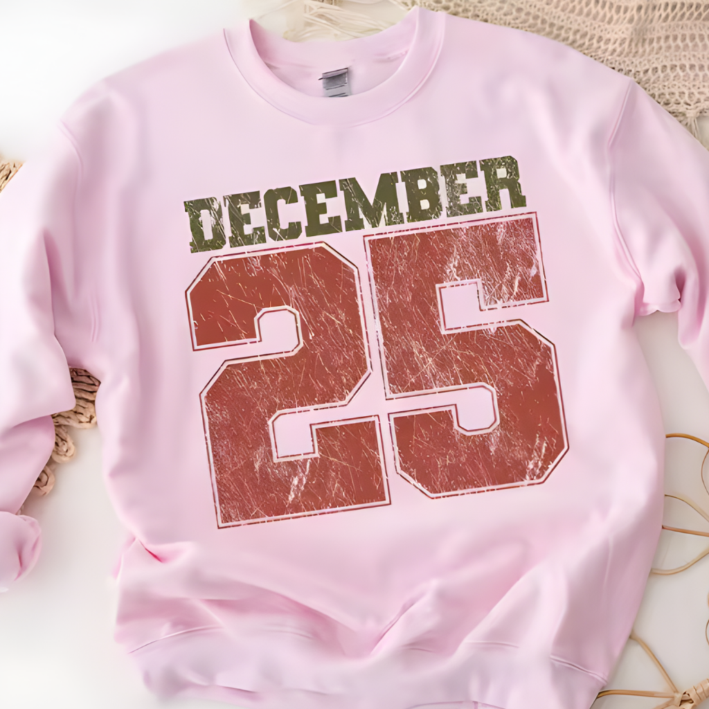 Damen Weihnacht Sweatshirt Pullover Warm Bedrucken