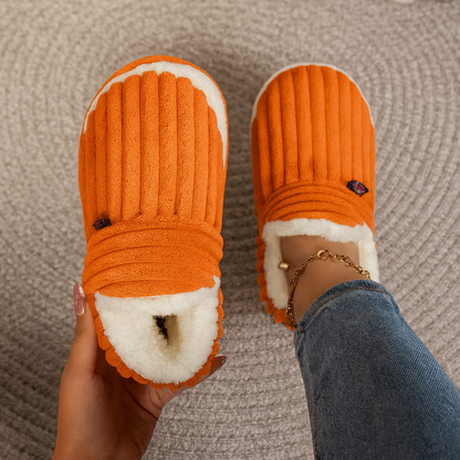 Damen Winter Hausschuhe Gefüttert Bequeme Schuhe
