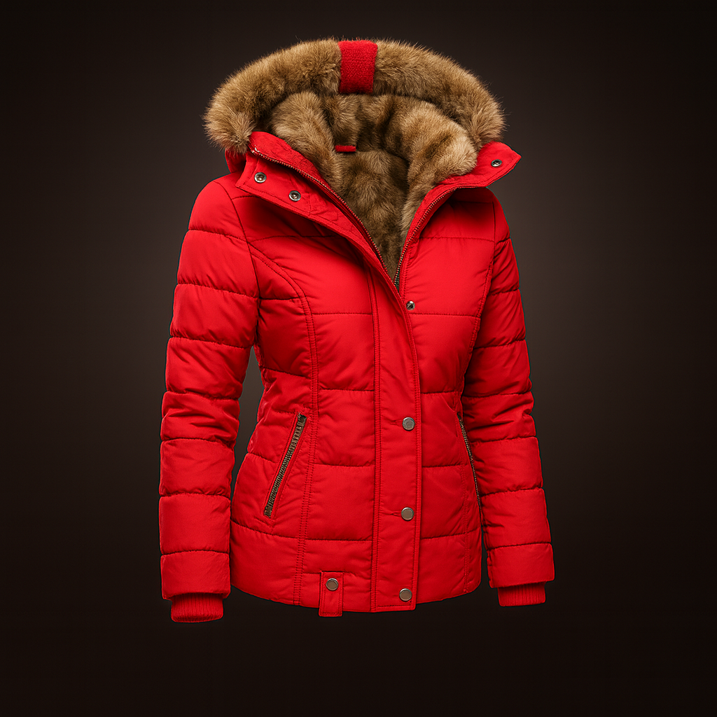 Damen Winter Stepp Jacke Langer Parka Warme Futterung