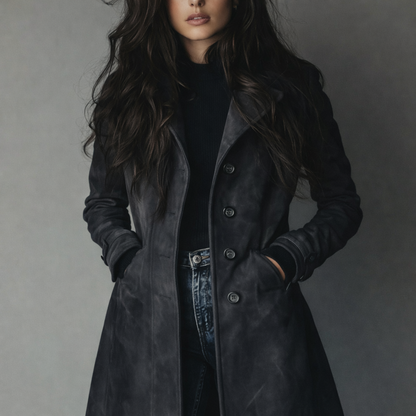 Women's Winter Trench Coat Long Modern Cut