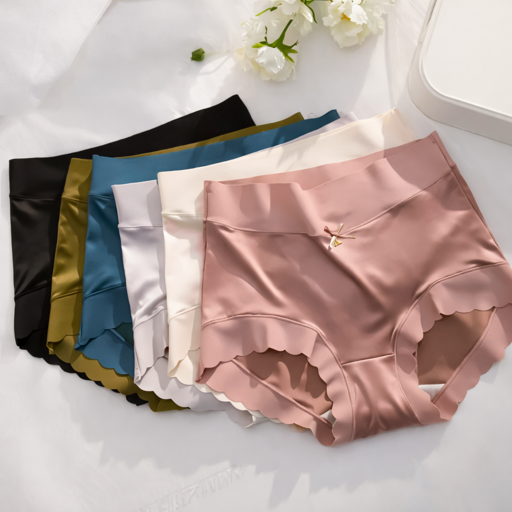 Damen bequeme Lounge Unterwäsche High Waist Komfort Slip
