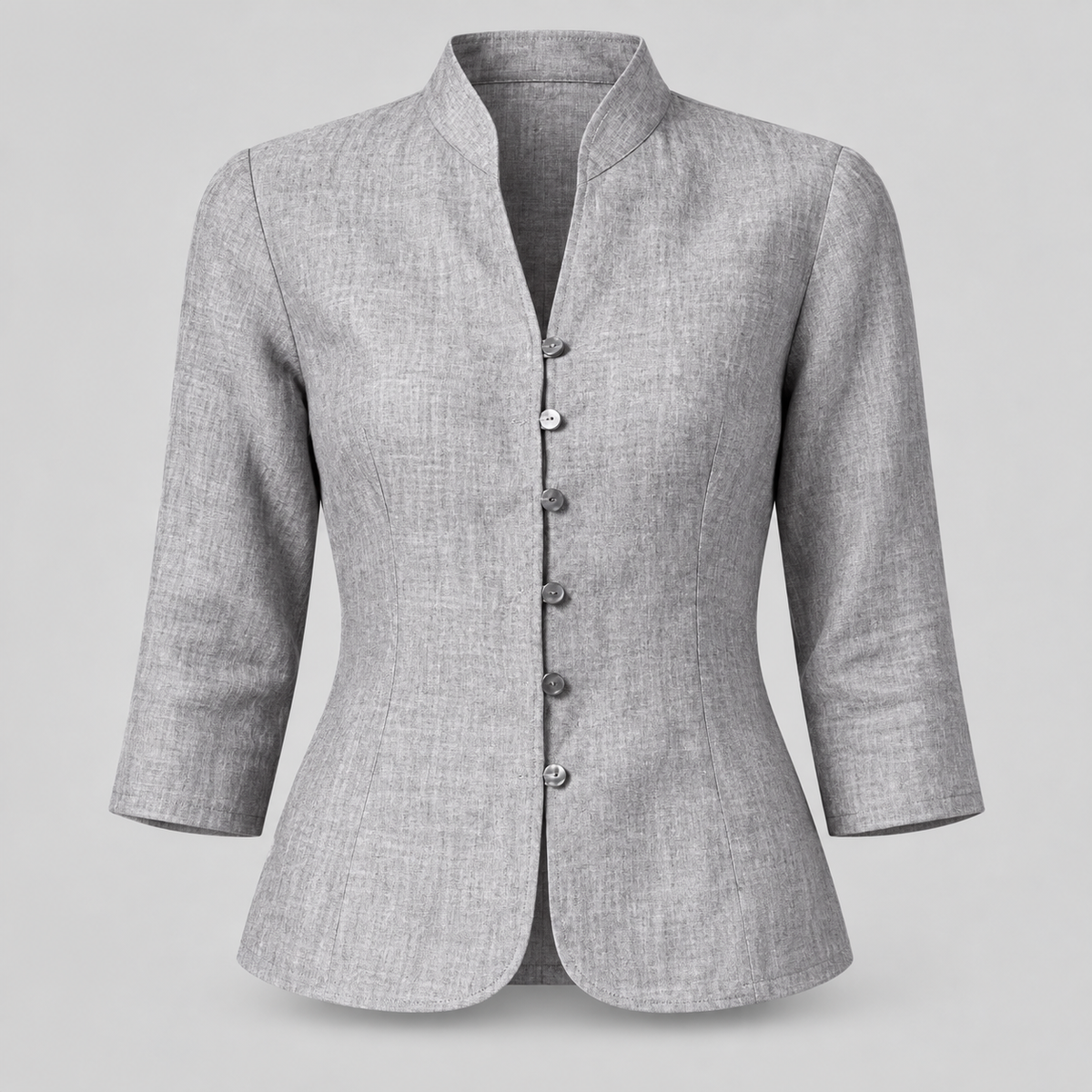 Damenbluse Chice Bluse Mit Drei Viertelärmeln