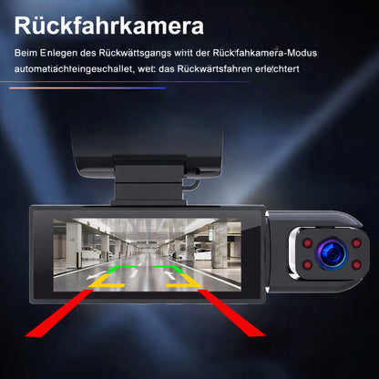 Dashcam Auto Kamera 1080P Weitwinkel Dual Aufnahme