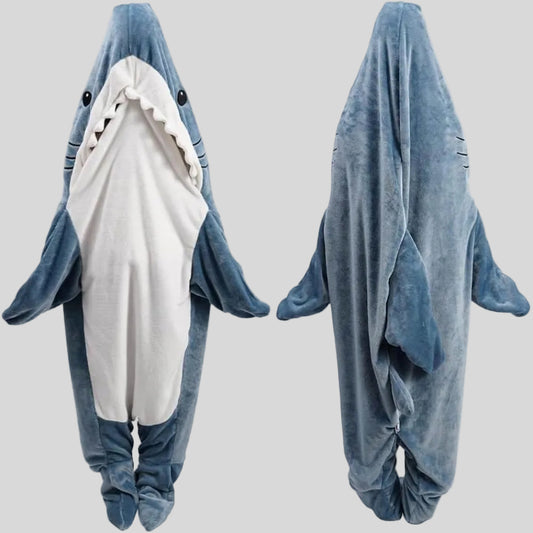 Blanket Shark Sleeping Bag Wearable Lounge Throw