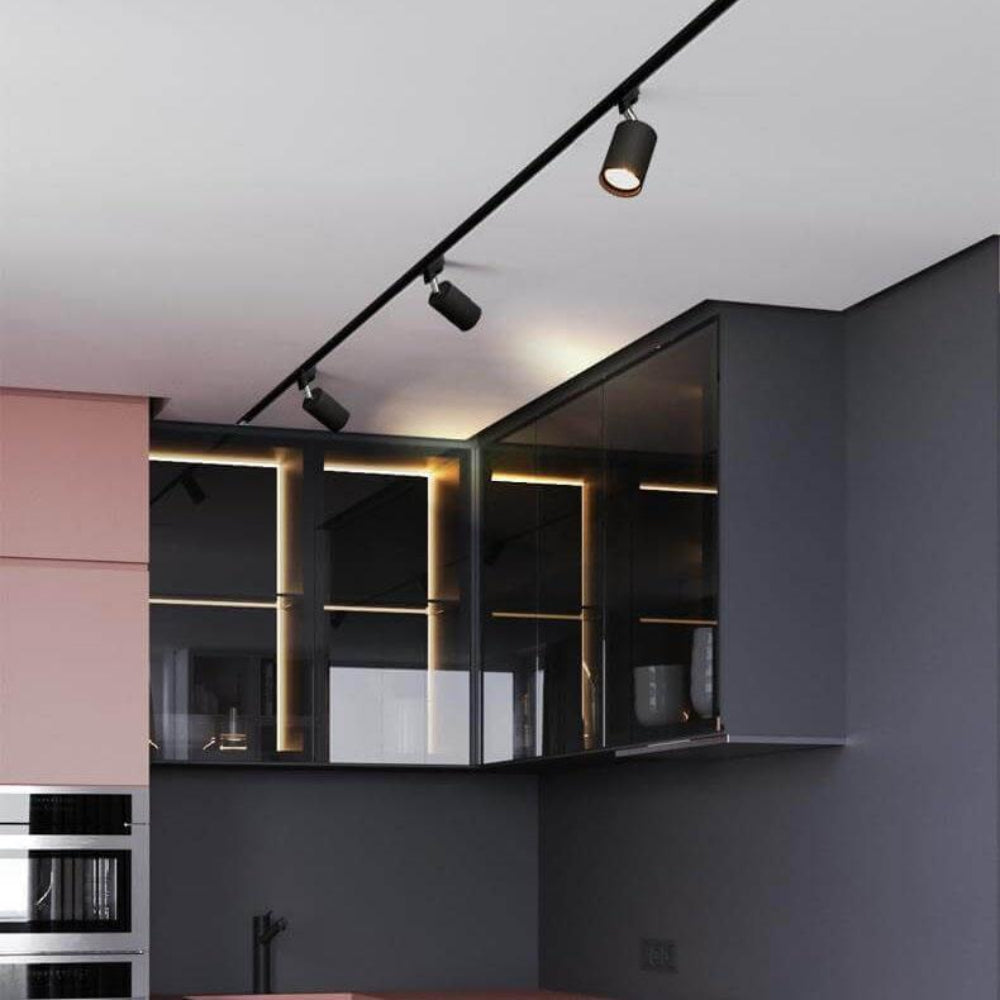 Ceiling Light Track System Modern Metal Spot Lighting Indoor
