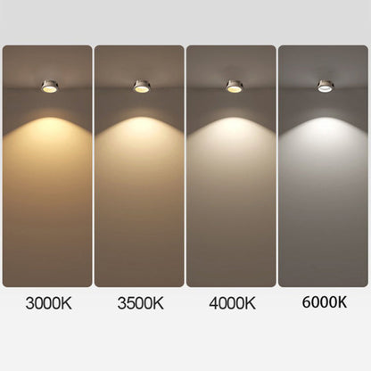 Lampada da soffitto Alluminio LED Moderna Spot incasso interno