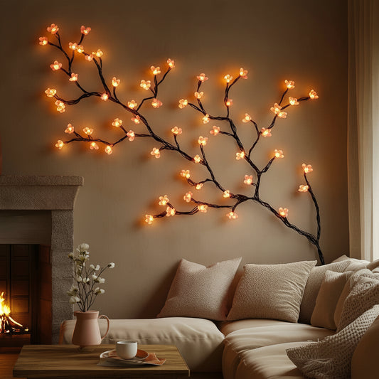 Wall Decoration Maple Branch String Lights LED Lighting