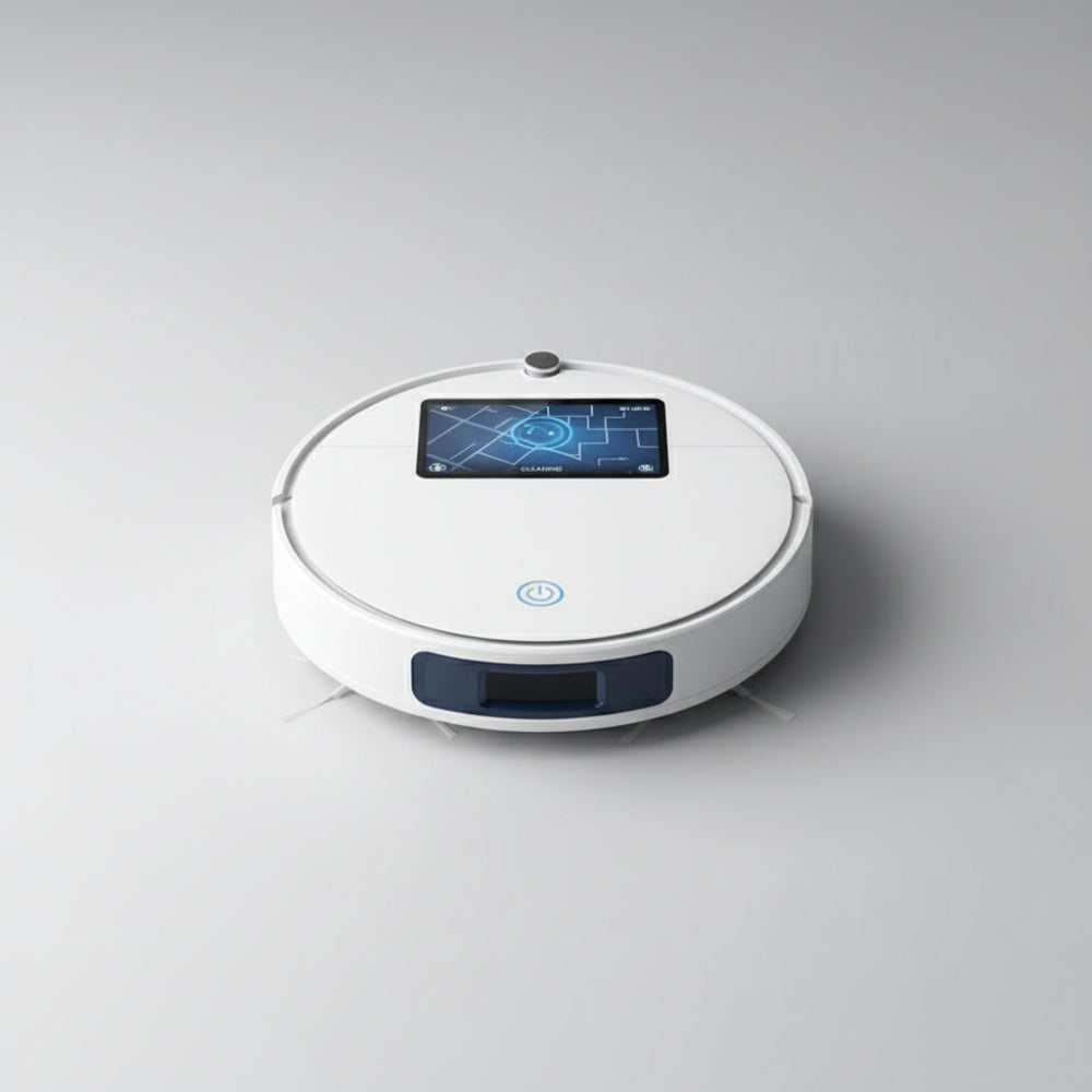 Robot aspirateur avec fonction de lavage et navigation IA