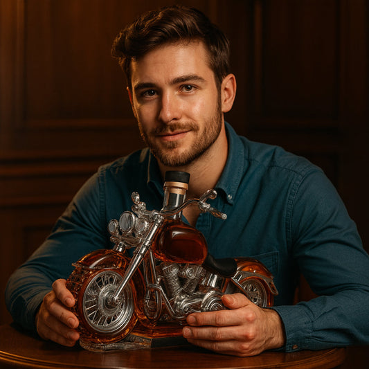 Decanter Motorcycle Glass Bar Accessory Decorative Bottle