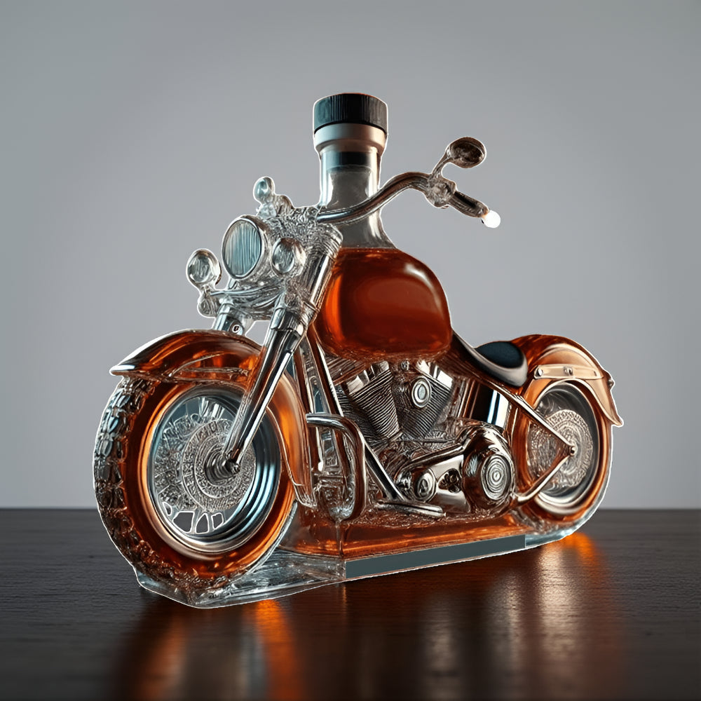 Decanter Motorcycle Glass Bar Accessory Decorative Bottle