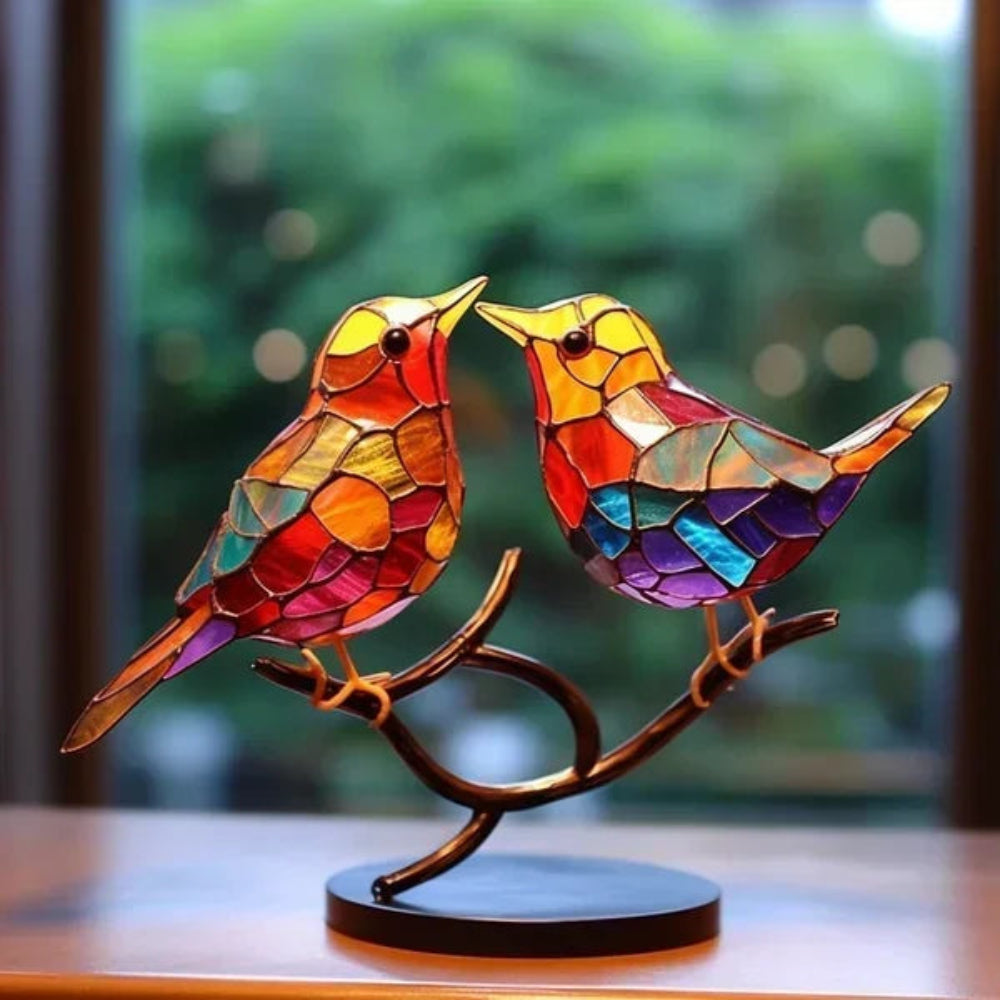 Dekofigur_Glas_Skulptur_Vogel_Bunt_Handgefertigt_Wohnkultur3