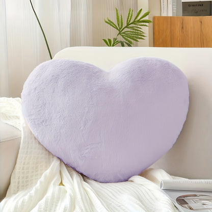 Cuscino decorativo forma cuore peluche divano letto decorazione