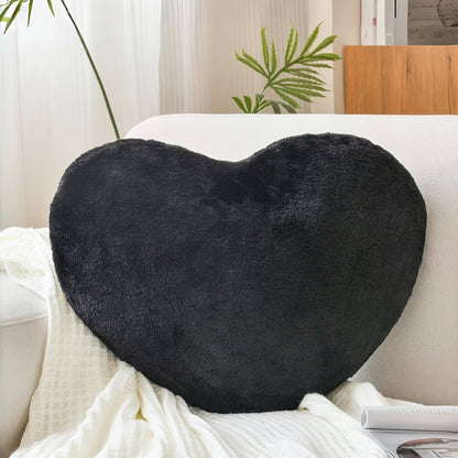 Cuscino decorativo forma cuore peluche divano letto decorazione
