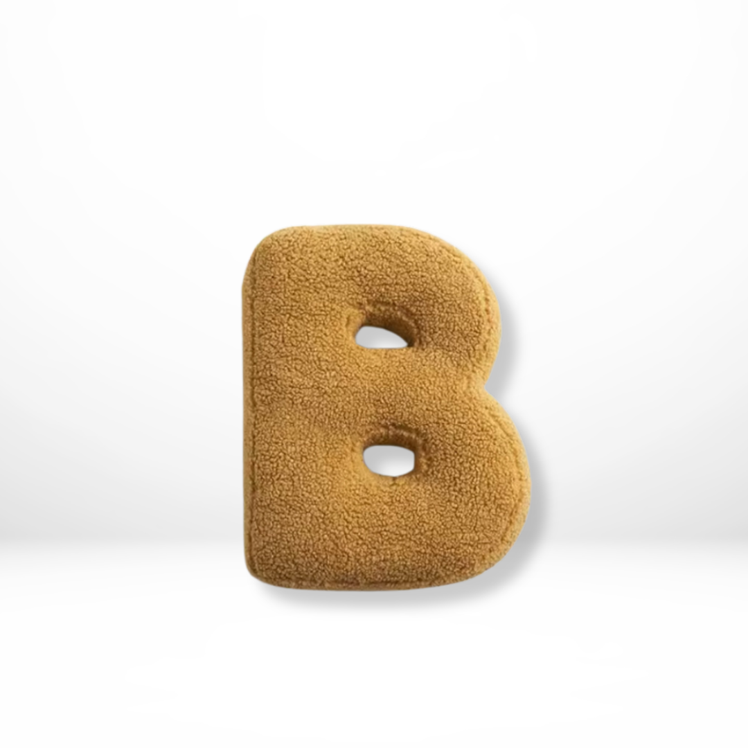 Dekokissen Samt Buchstaben Weich Alphabet Kissen Deko1