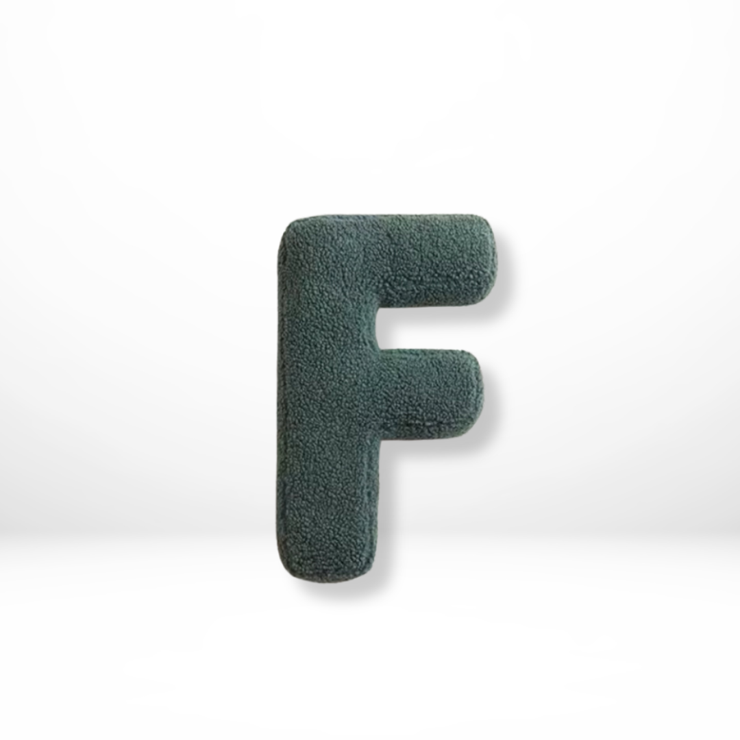 Dekokissen Samt Buchstaben Weich Alphabet Kissen Deko5