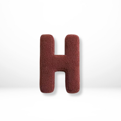 Dekokissen Samt Buchstaben Weich Alphabet Kissen Deko7