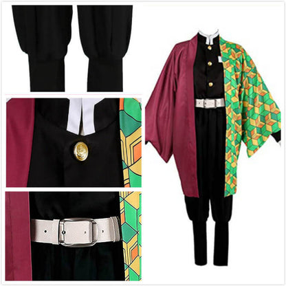Set costume cosplay kimono per bambini in poliestere