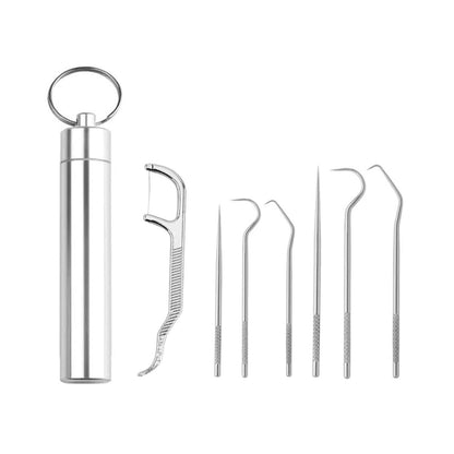 Strumenti dentali Set per pulizia dentale in acciaio inox