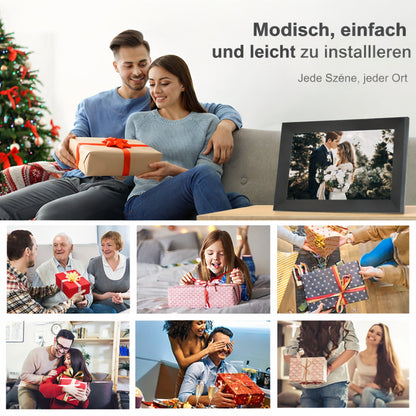 Digitaler Bilderrahmen WLAN Touchscreen HD Tisch Wand