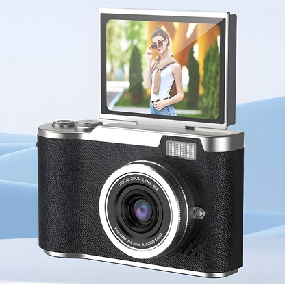 Digitalkamera 4K Vlogging Kamera Bildschirm Wiederaufladbar Geschenk