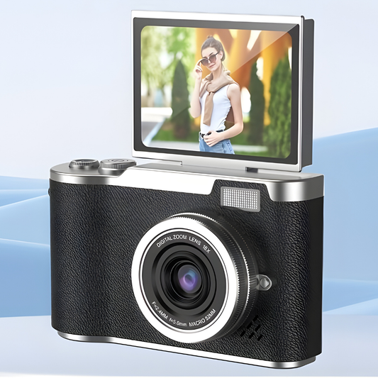 Digitalkamera 4K Vlogging Kamera Bildschirm Wiederaufladbar Geschenk