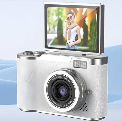 Digitalkamera 4K Vlogging Kamera Bildschirm Wiederaufladbar Geschenk