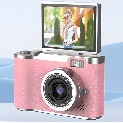 Digitalkamera 4K Vlogging Kamera Bildschirm Wiederaufladbar Geschenk