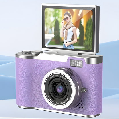 Digitalkamera 4K Vlogging Kamera Bildschirm Wiederaufladbar Geschenk