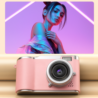 Digitalkamera 4K Vlogging Kamera Bildschirm Wiederaufladbar Geschenk