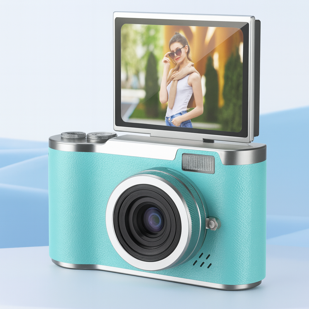Digital Camera 4K Vlogging Camera Flip Display Video Photo