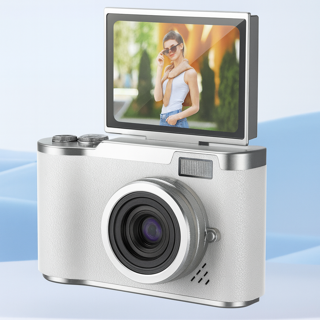 Digital Camera 4K Vlogging Camera Flip Display Video Photo