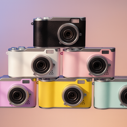 Digital Camera 4K Vlogging Camera Flip Display Video Photo