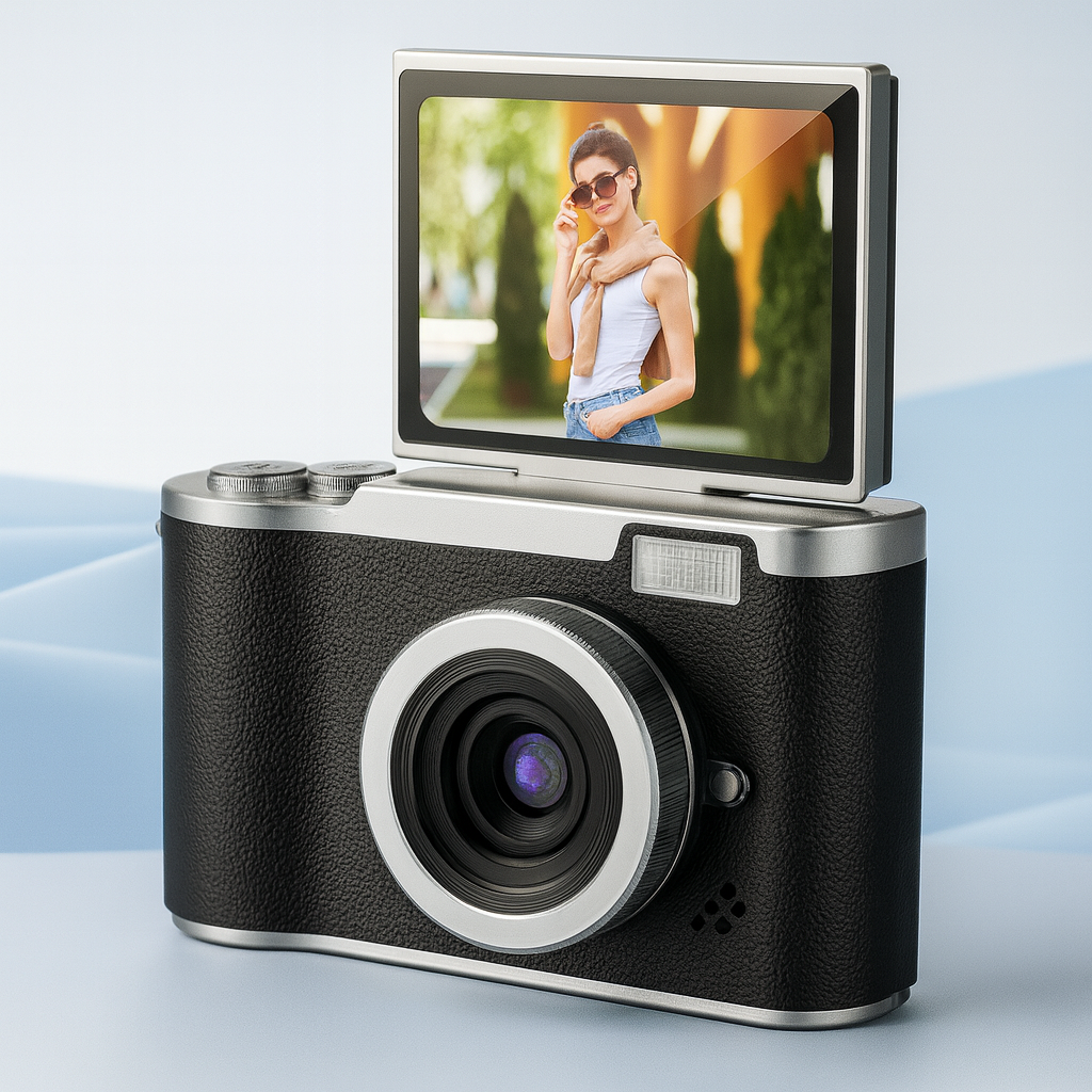 Digital Camera 4K Vlogging Camera Flip Display Video Photo