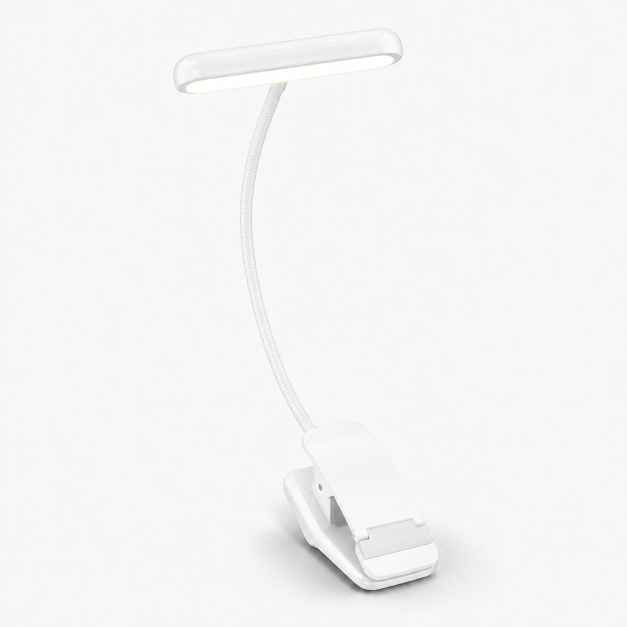 Dimmbare Leselampe Mit Clip Flexibler Hals Für Bett Schreibtisch