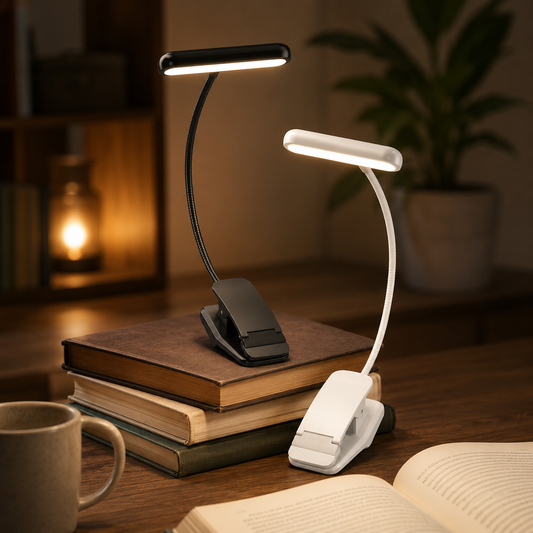 Dimmbare Leselampe Mit Clip Flexibler Hals Für Bett Schreibtisch