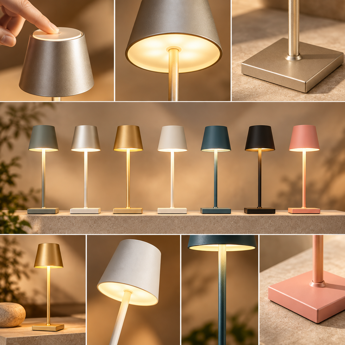 Dimmbare Tischlampe Für Wohnzimmer Kabellose Tischlampe Modern