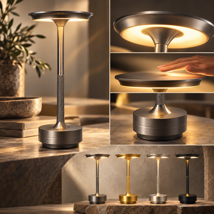 Dimmbare Tischlampe Kabellos Touch Dimmfunktion