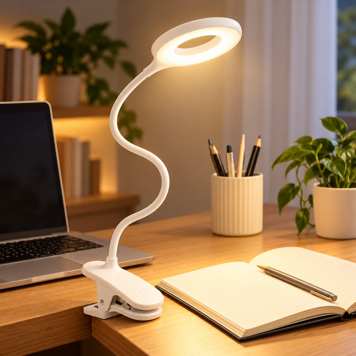 Dimmbare USB Leselampe LED Leselampe Für Studenten Tischmodell