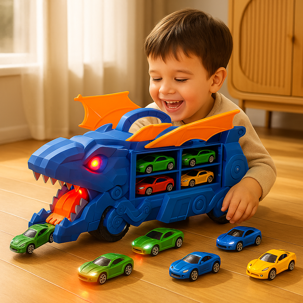 Dinosaurier Spielzeug Auto Transformierbarer Truck