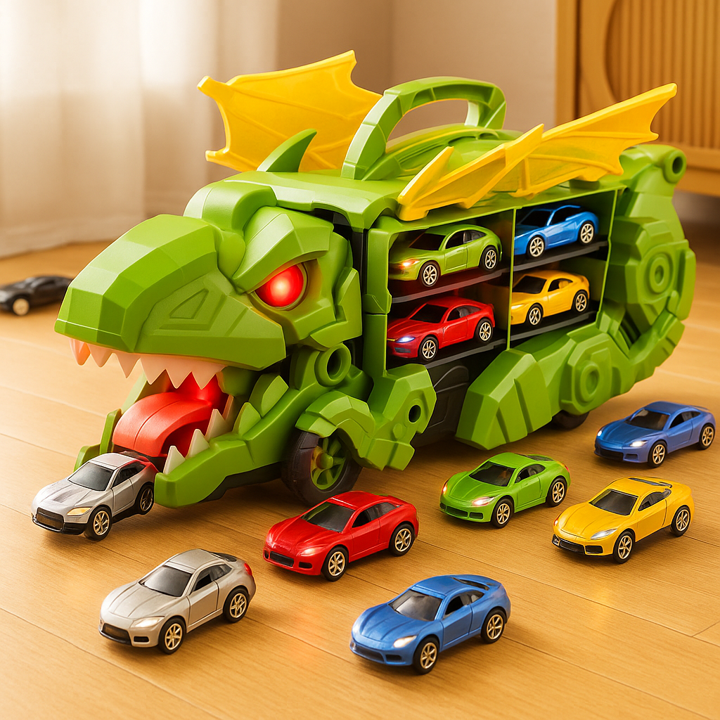 Dinosaurier Spielzeug Auto Transformierbarer Truck