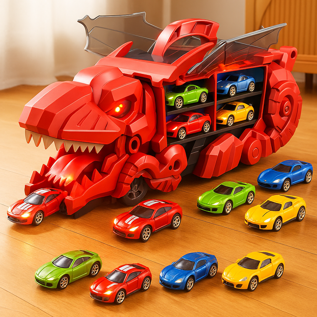 Dinosaurier Spielzeug Auto Transformierbarer Truck